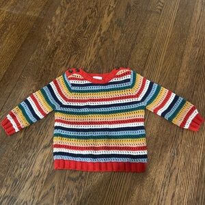 Hanna Andersson Multicolor Striped Sweater